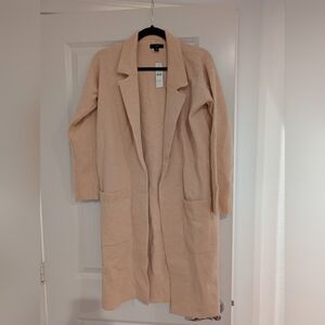 NEW J. Crew Ella Long Sweater Blazer Cadigan - Heather Birch - XXS